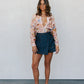 Naomie Shirt - Blush Watercolour Floral
