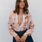 Naomie Shirt - Blush Watercolour Floral