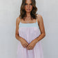 Narnee Dress - Pink/Mint Stripe