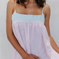 Narnee Dress - Pink/Mint Stripe