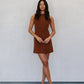 Natalia Mini Dress - Cinnamon