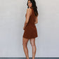 Natalia Mini Dress - Cinnamon