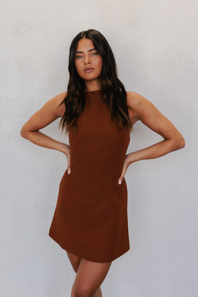 Natalia Dress - Cinnamon