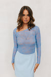 Nayelie Top - Blue Lace