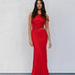 Karter Maxi Dress - Red Mesh