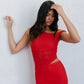 Karter Maxi Dress - Red Mesh