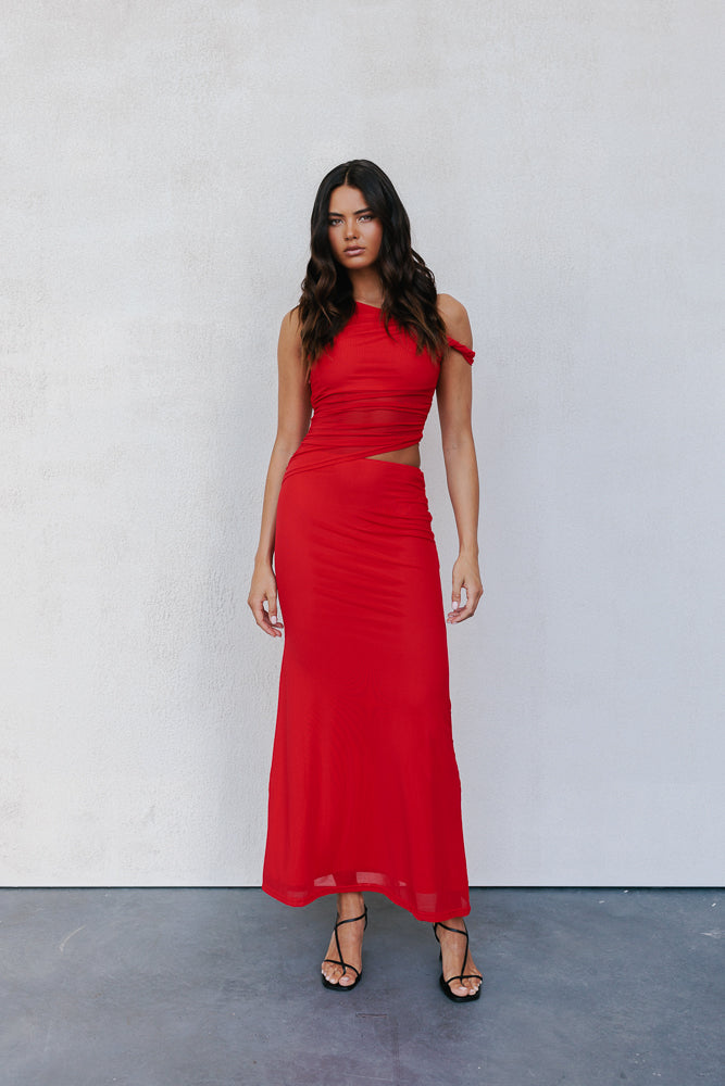 Neeko Dress - Red