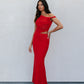 Karter Maxi Dress - Red Mesh