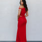 Karter Maxi Dress - Red Mesh