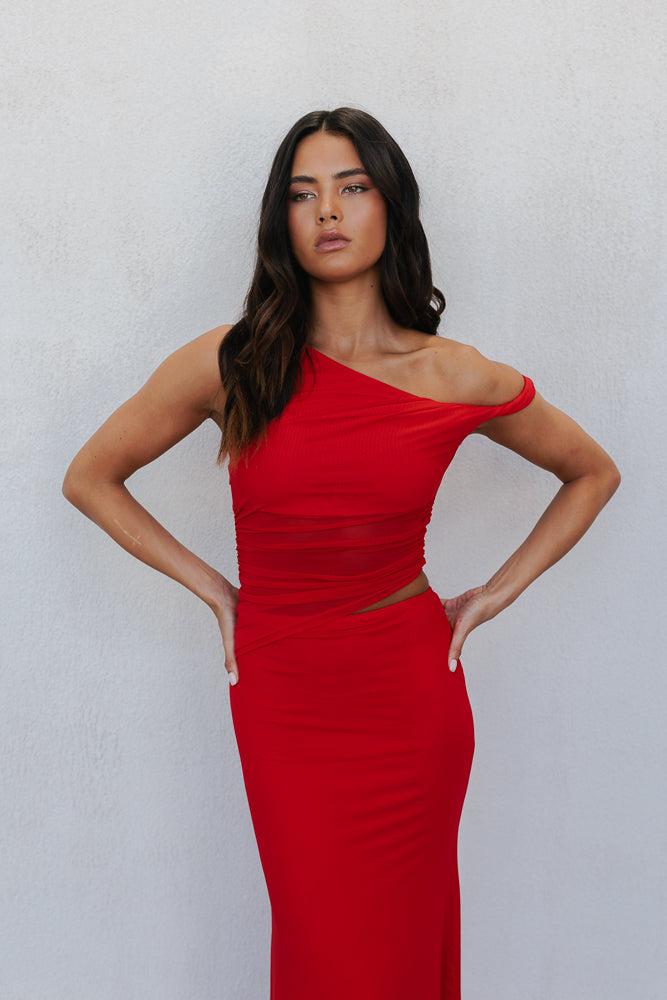 Neeko Dress - Red