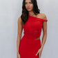 Karter Maxi Dress - Red Mesh