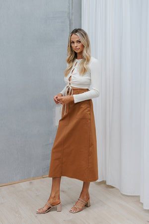 Milsy Skirt - Cinnamon