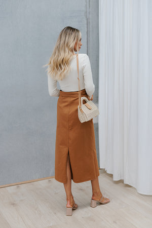 Milsy Skirt - Cinnamon