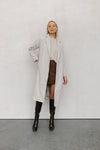 Nia Coat - Cream Marle