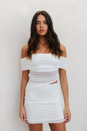 COMING SOON - Niya Dress - White