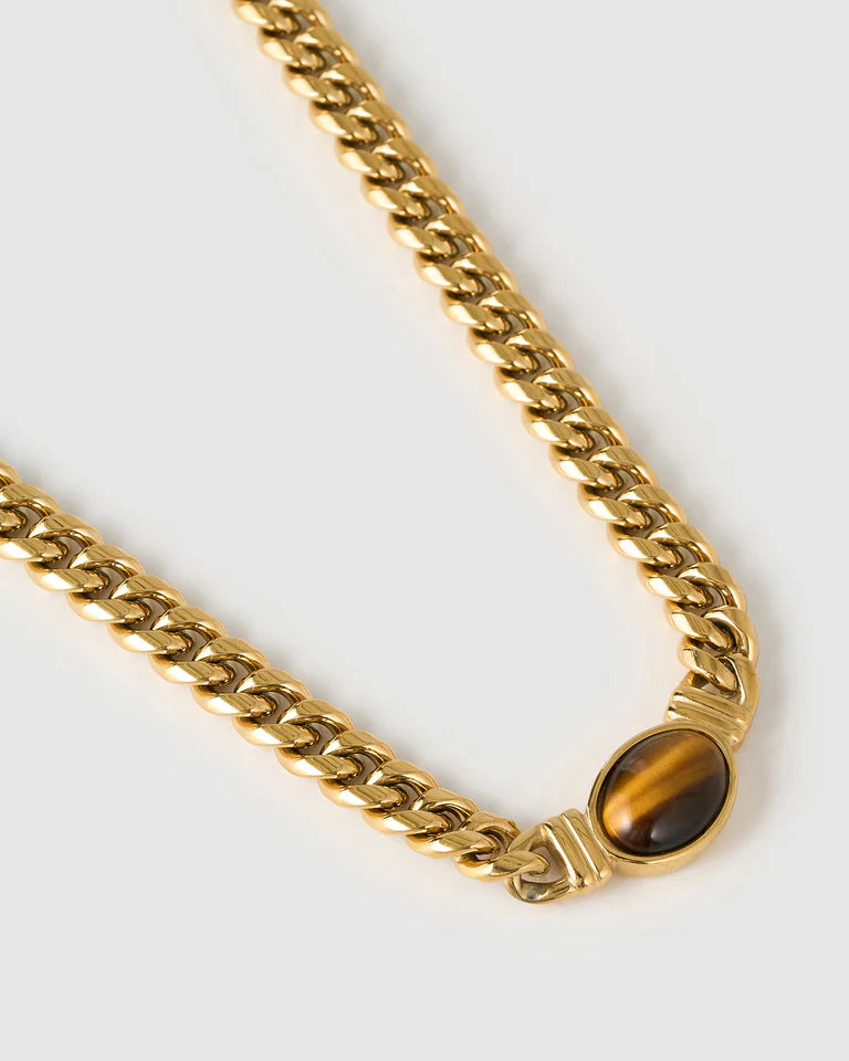 Odette Necklace Tigers Eye
