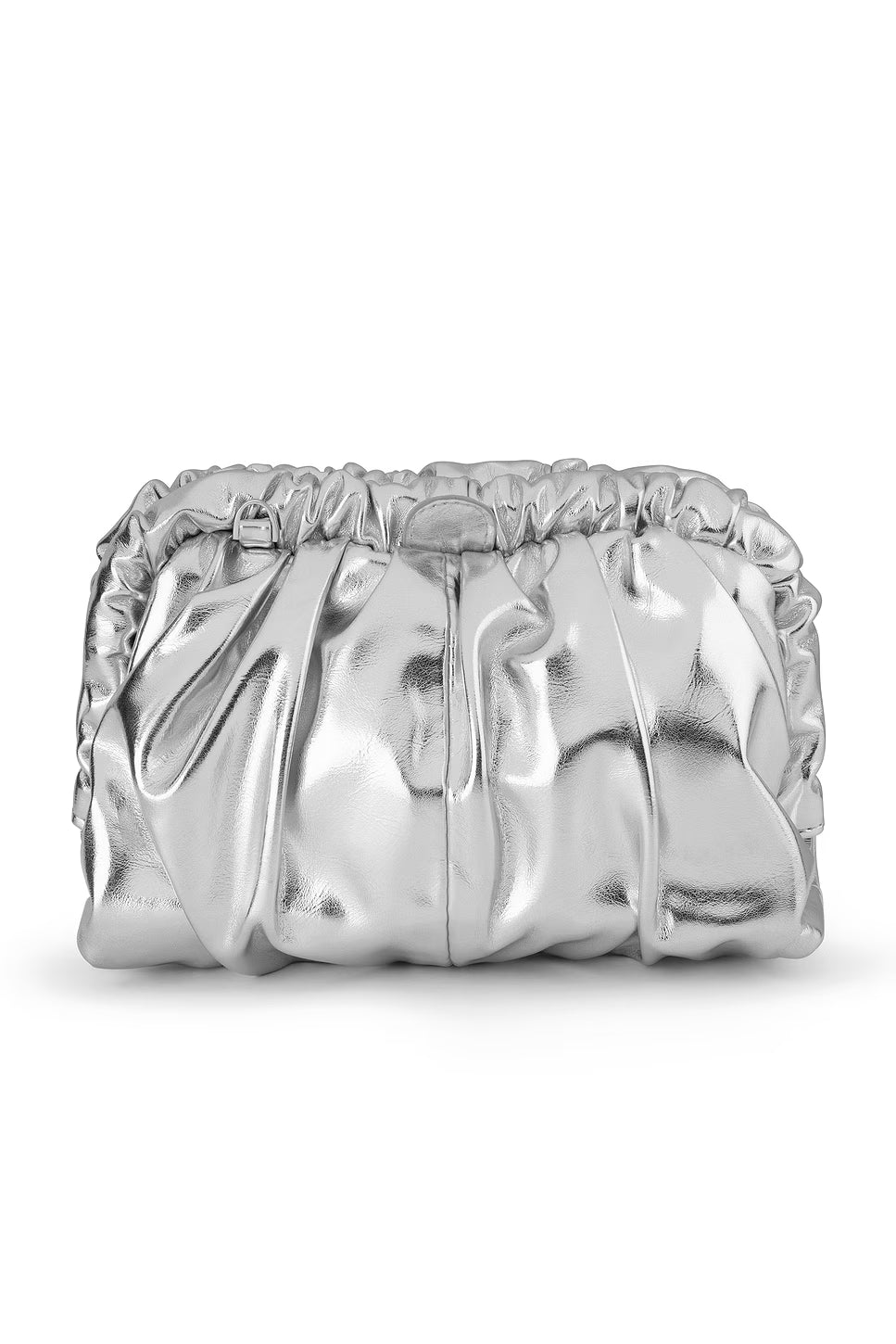 Betty Clutch Metallic Silver