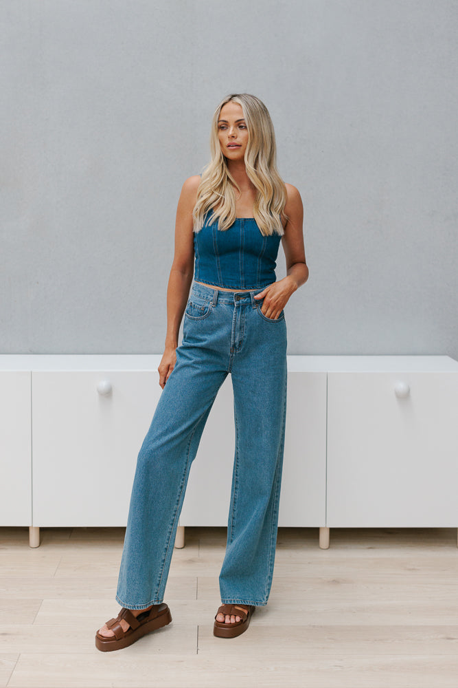 Odette Top Denim
