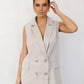 Olas Blazer Vest - Stone