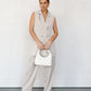 Olas Blazer Vest - Stone