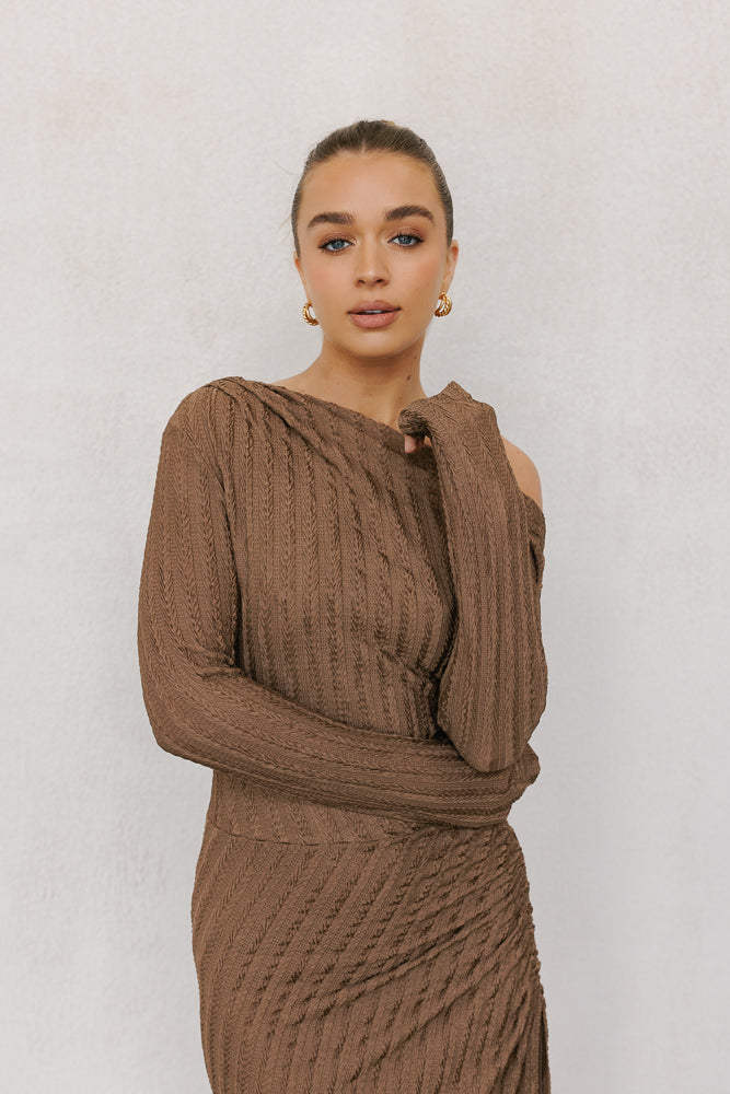Olly Dress Chocolate