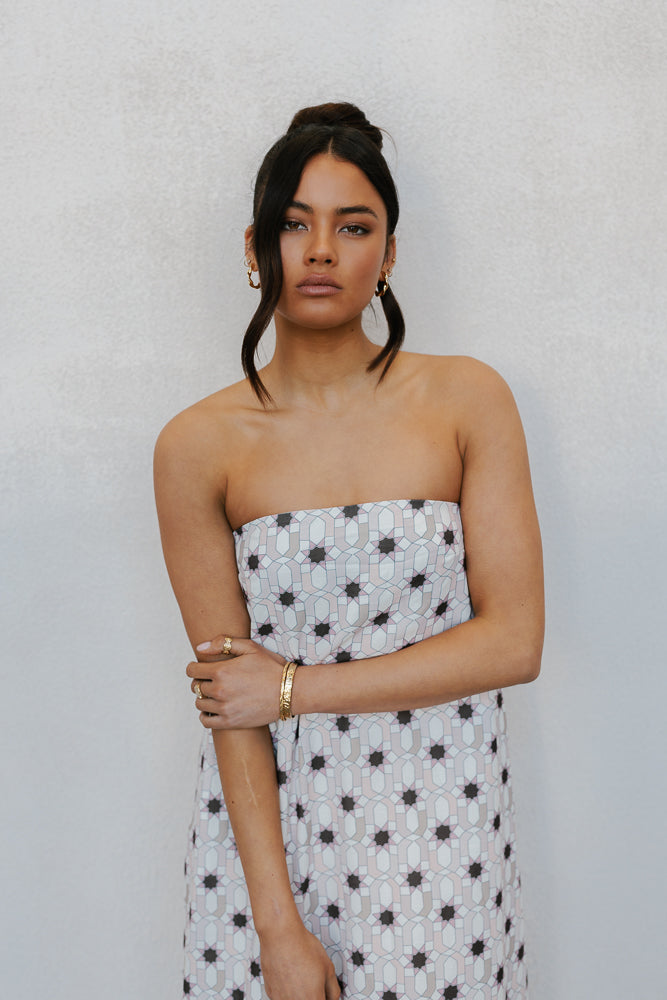 Osprey Dress Sable Print