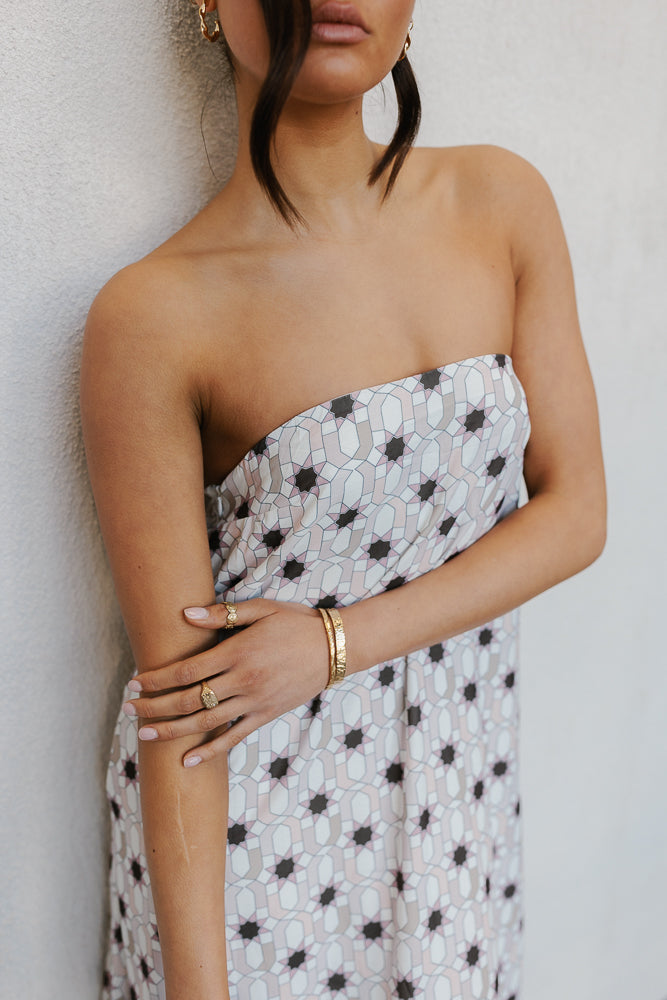 Osprey Dress Sable Print