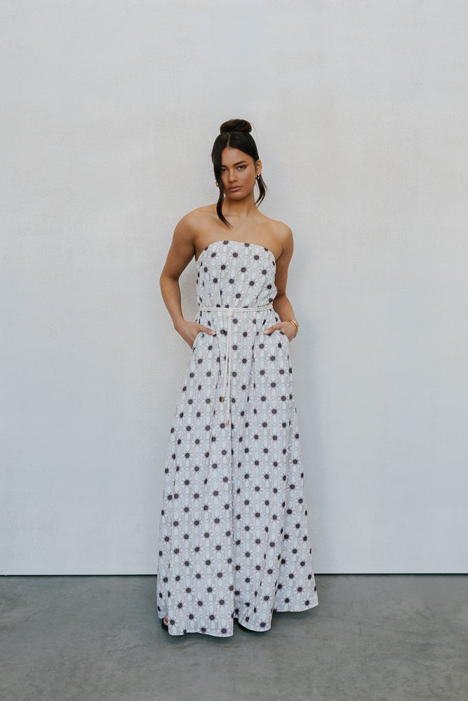 Osprey Dress Sable Print