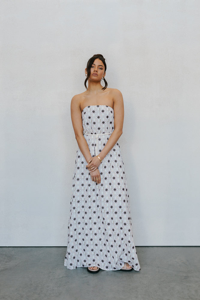 Osprey Dress Sable Print