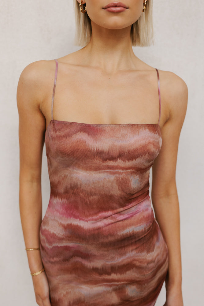 Otto Dress - Earth/Pink Haze