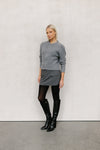 Patty Cardigan - Charcoal Marle