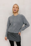 Patty Cardigan - Charcoal Marle