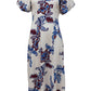 Pelato Dress - Cream/Blue Paisley