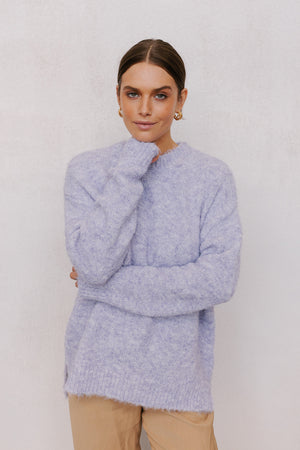 Pelrose Jumper - Lilac Marle