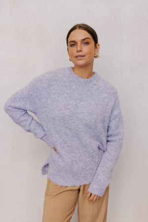 Pelrose Jumper - Lilac Marle