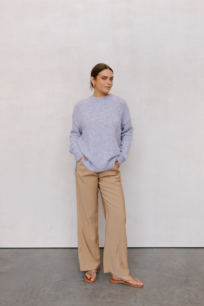 Pelrose Jumper - Lilac Marle