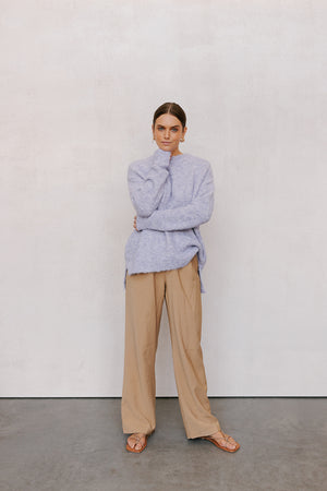 Pelrose Jumper - Lilac Marle