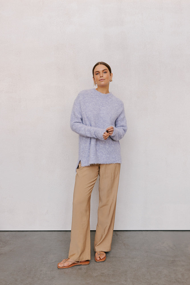 Pelrose Jumper - Lilac Marle