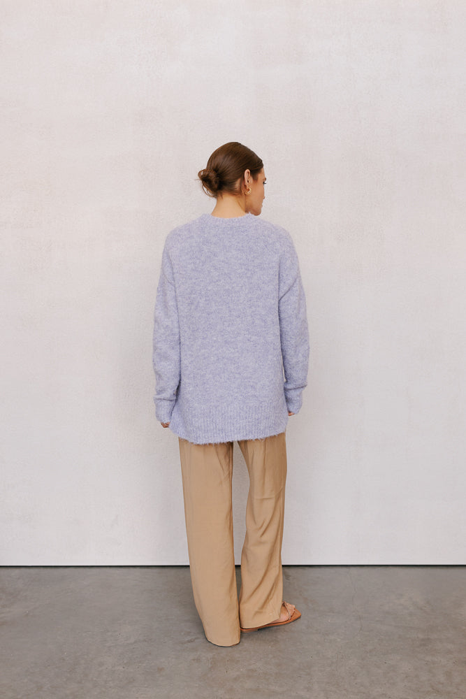 Pelrose Jumper - Lilac Marle