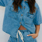 Percee Set - Mid Blue Denim
