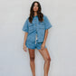 Percee Set - Mid Blue Denim