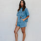 Percee Set - Mid Blue Denim