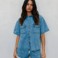Percee Set - Mid Blue Denim