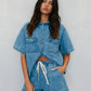 Percee Set - Mid Blue Denim