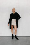 Nola Coat - Black Knit