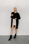 Nola Coat - Black Knit