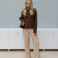 Perth Jumper - Brown/Black
