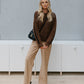 Perth Jumper - Brown/Black