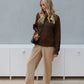 Perth Jumper - Brown/Black