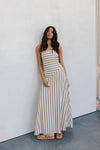 Peytin Dress - Multi Stripe